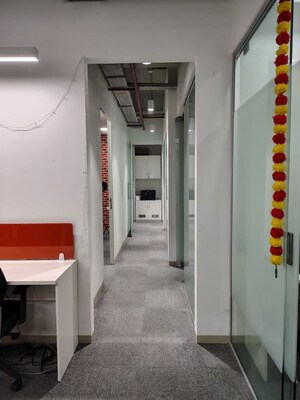 Building Lobby in  Office Space at Akshar Business Park, Vashi Sector 19f – for Rent