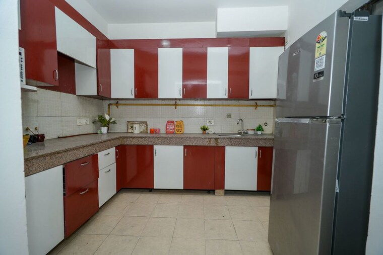 Kitchen, eros-sampoornam 3 Bedroom 1425 Sq.Ft. Apartment In Sector 2 Greater Noida Greater Noida 10189949