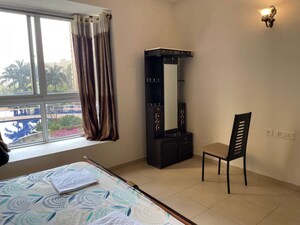 Bedroom in 3 BHK Apartment at Bhartiya Nikoo Homes, Thanisandra Main Road – for Rent