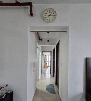 Building Lobby in 2 BHK Apartment at Omkar Ananta, Goregaon East – for Rent