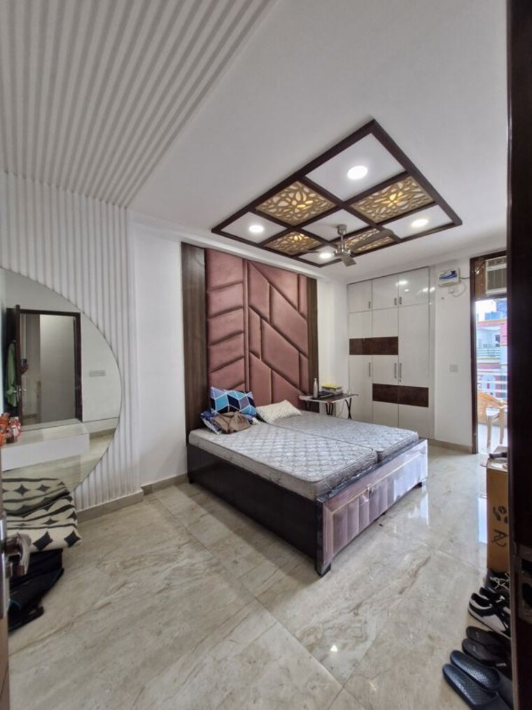Bedroom, divya-angels 3 Bedroom 1375 Sq.Ft. Builder Floor In Indrapuram Ghaziabad 10190181