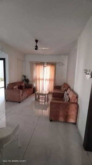Living Room in 3 BHK Apartment at Advait Prabha Heights, Ravet – for Rent