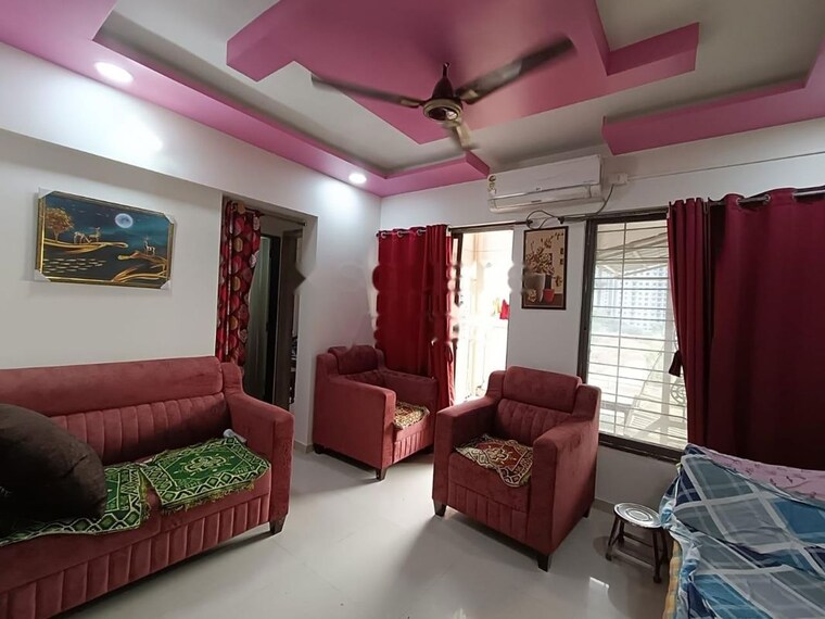 Living Room, menlo-homes-next 1 Bedroom 452 Sq.Ft. Apartment In Kharadi Pune 10190204