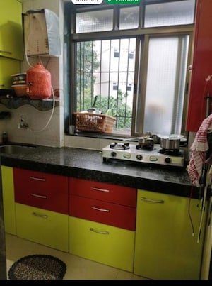 Kitchen in 1 BHK Apartment at Gavane Pada – for Sale