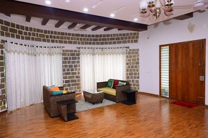 Living Room in 4 BHK Villa at Lake Shore Homes, Haralur Road – for Rent