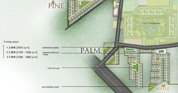 Master Plan, m3m-antalya-hills 3.5 Bedroom 1660 Sq.Ft. Builder Floor In Sector 79 Gurgaon 10190241