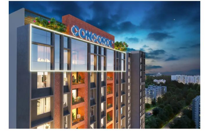 3 BHK + Pooja Room 1482 Sq.Ft. Apartment in Concorde Neo