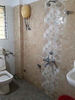 Bathroom in 2 BHK Apartment at Millie Enclave, Malad West – for Rent