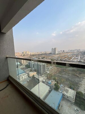 Balcony in 2 BHK Apartment at Kohinoor Sapphire 3, Tathawade – for Rent