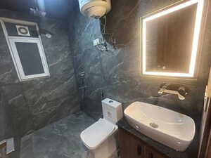 Bathroom in 2 BHK Builder Floor at Hong Kong Bazaar, Sector 57 – for Rent