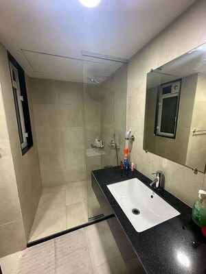 Bathroom in 3 BHK Apartment at Lodha Belmondo, Gahunje – for Rent