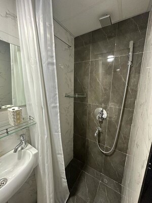 Bathroom in 3 BHK Apartment at Lodha Belmondo, Gahunje – for Rent