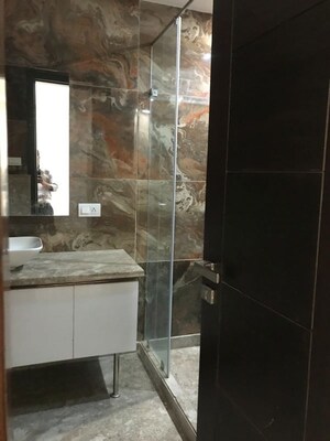 Bathroom in 4 BHK Builder Floor at Kailash Hills – for Rent