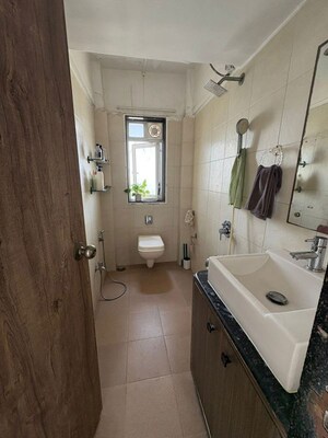 Bathroom in 2 BHK Apartment at Bandra West – for Rent