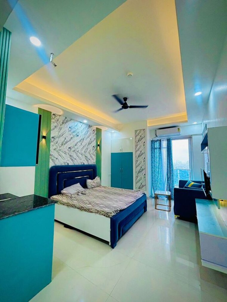 Bedroom, gaur-city-center Studio 575 Sq.Ft. Apartment In Sector 4 Greater Noida Greater Noida 10190511