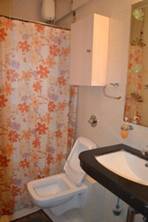 Bathroom in 3 BHK Apartment at Arjun Apartment Chembur, Chembur – for Rent