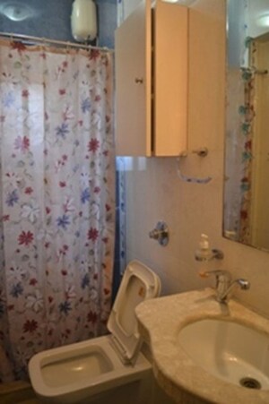 Bathroom in 3 BHK Apartment at Arjun Apartment Chembur, Chembur – for Rent