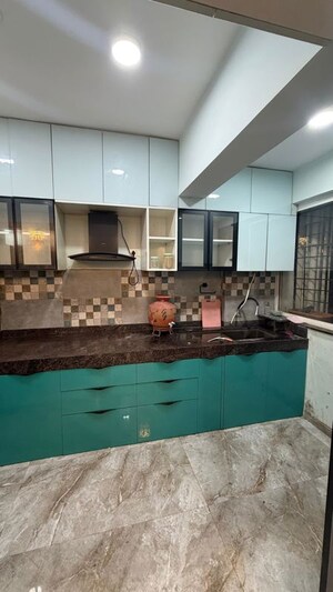 Kitchen in 2 BHK Apartment at Majestique City, Wagholi – for Rent