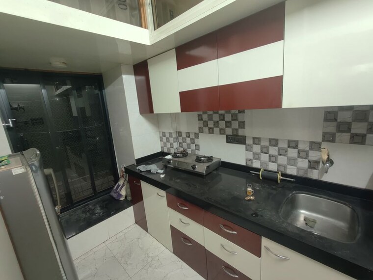 Kitchen, om-chs-kandivali 1 RK 300 Sq.Ft. Apartment In Kandivali West Mumbai 10190560