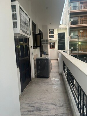 Balcony in 1 RK Builder Floor at Kohli One Malibu Town, Sector 47 – for Rent