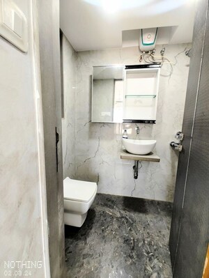 Bathroom in 2 BHK Apartment at Gurukrupa Ghanshyam, Pant Nagar – for Rent