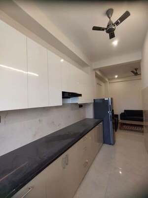 Kitchen in 1 RK Builder Floor at Kohli One Malibu Town, Sector 47 – for Rent