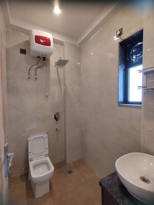 Bathroom in 1 RK Builder Floor at Kohli One Malibu Town, Sector 47 – for Rent