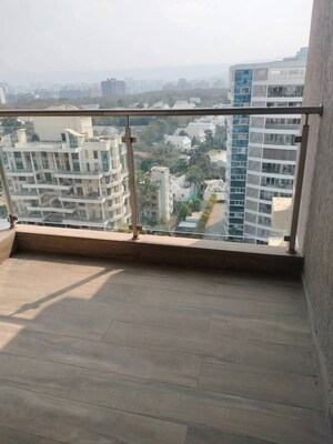 Balcony in 3 BHK Apartment at Kundan Presidia, Nibm Road – for Rent