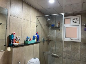 Bathroom in 1 BHK Apartment at Prestige Song Of The South, Yelenahalli – for Rent