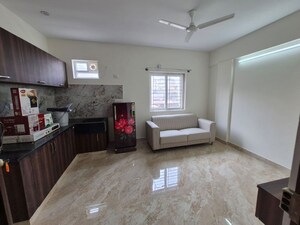 Living Room in 1 BHK Apartment at Sai Arcade Bellandur, Bellandur – for Rent