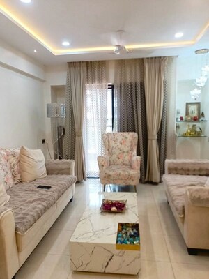 Living Room in 2 BHK Apartment at Bramha Majestic, Kondhwa – for Rent