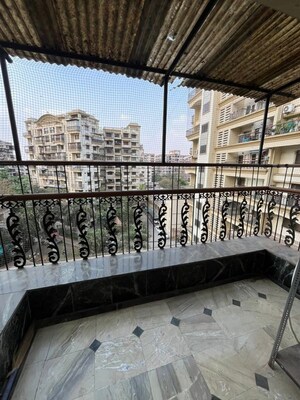 Balcony in 3 BHK Apartment at Green Valley CHS, Wanwadi – for Sale