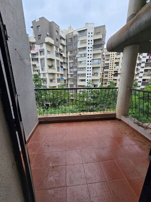 Balcony in 3 BHK Apartment at Bramha Majestic, Kondhwa – for Sale