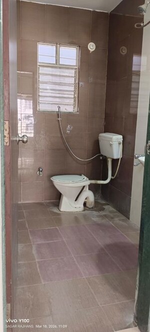 Bathroom in 1 BHK Builder Floor at Vadgaon Budruk – for Rent