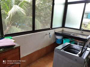 Balcony in 3 BHK Apartment at Belvalkar Kalpak CHS, Dahanukar Colony – for Rent