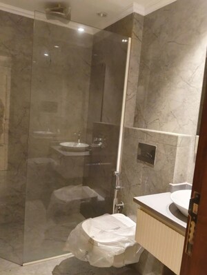Bathroom in 3 BHK Builder Floor at Hargobind Enclave – for Sale