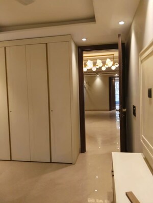 Building Lobby in 3 BHK Builder Floor at Hargobind Enclave – for Sale