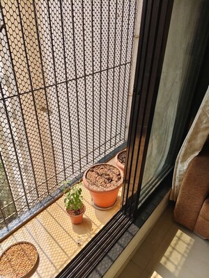 Balcony in 2 BHK Apartment at Unnathi Woods Phase 1 And 2, Ghodbunder Road – for Sale