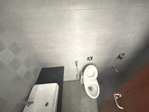 Bathroom in 3 BHK Apartment at Pride Purple Park Titanium, Wakad – for Rent