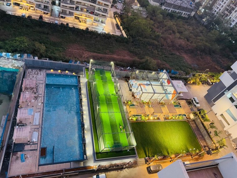 Swimming Pool, majestique-signature-towers 3 Bedroom 1300 Sq.Ft. Apartment In Balewadi Pune 10191377