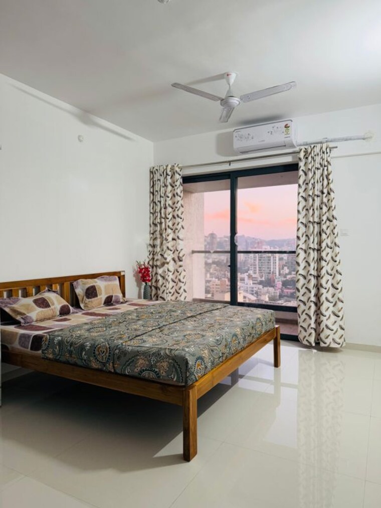 Bedroom, majestique-signature-towers 3 Bedroom 1300 Sq.Ft. Apartment In Balewadi Pune 10191377