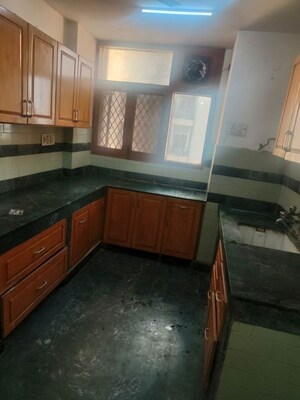 Kitchen in 3 BHK Apartment at Ansal Sushant Apartments, Sushant Lok I – for Rent
