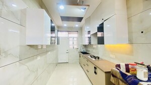 Kitchen in 3 BHK Builder Floor at Omaxe New Chandigarh, North Mullanpur – for Rent