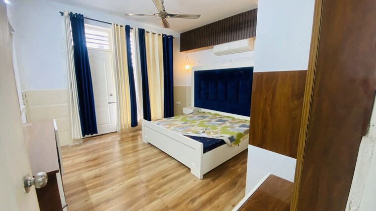 Bedroom, omaxe-new-chandigarh 3 Bedroom 1660 Sq.Ft. Builder Floor In North Mullanpur Chandigarh 10191402