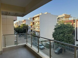 Balcony in 3 BHK Builder Floor at Ansal Esencia-Mulberry Homes, Sector 67 – for Rent