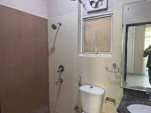 Bathroom in 3 BHK Builder Floor at Ansal Esencia-Mulberry Homes, Sector 67 – for Rent
