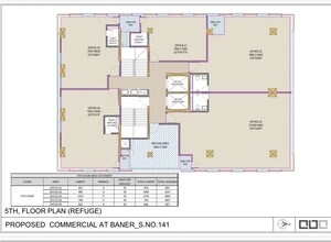Floor Plan in  Office Space at Baner Gaon – for Sale