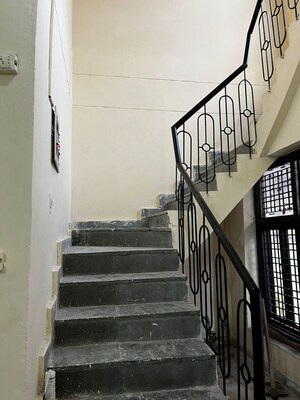 Staircase in 1 BHK Independent House at Xu 1 Greater Noida – for Rent