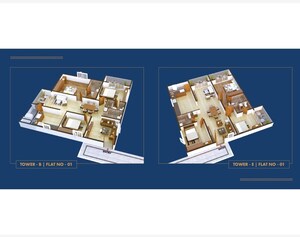 Master Plan in 2 BHK Apartment at Candeur Lakescape, Kondapur – for Sale