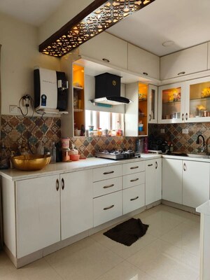 Kitchen in 2.5 BHK Apartment at Greenmark Galaxy, Kondapur – for Rent